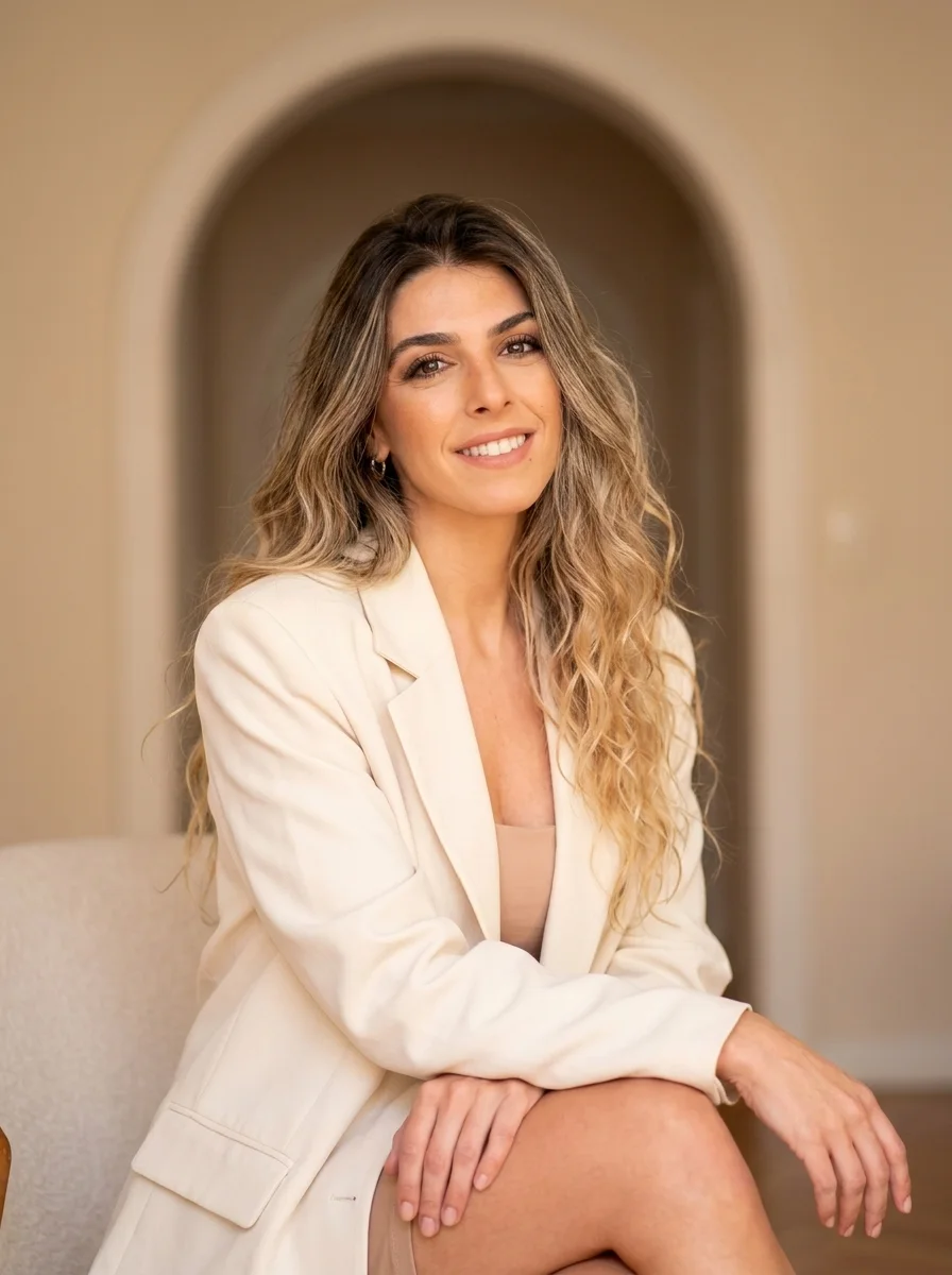 Retrato de Yamila Castoro, especialista en micropigmentación